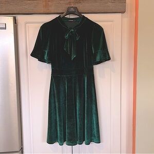 Velvety Stretchy Cocktail Dress M